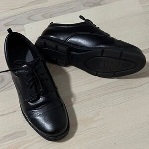 Wonder Nation Black Kids Dress Shoes